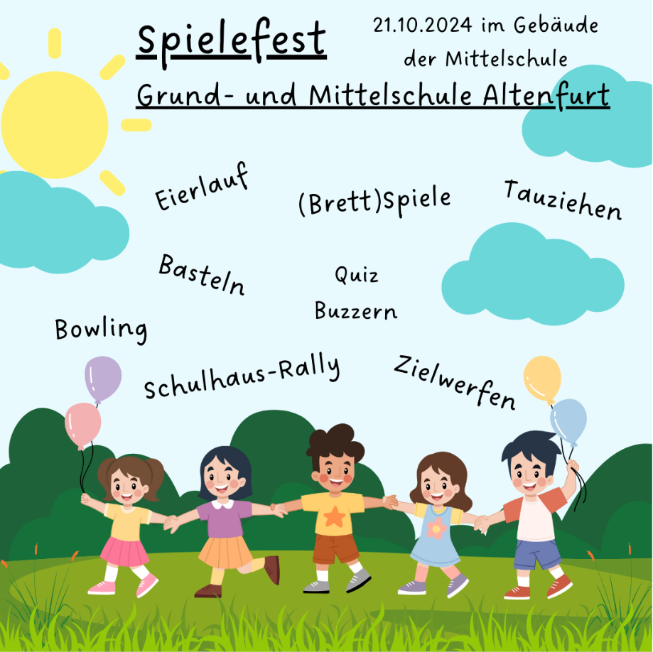 Spielefest mit der Grundschule